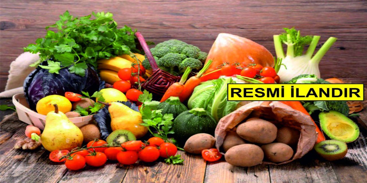 ŞIRNAK T TİPİ KAPALI VE AÇIK CEZA İNFAZ KURUMU YAŞ SEBZE VE MEYVE ALACAK