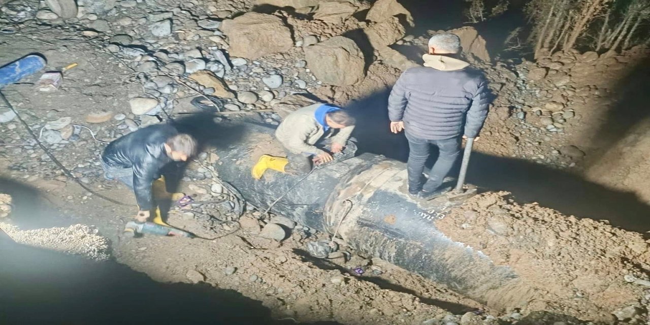 Silopi’de İçme Suyu Hattında Kritik Arıza: Ekipler Gece Boyunca Sahada Olacak