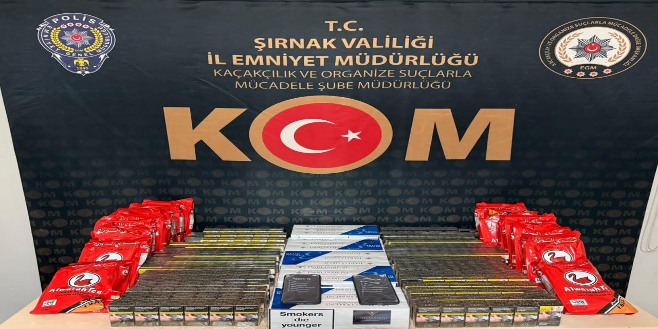 Şırnak'ta asayiş, narkotik ve kaçakçılık operasyonu: 1 tutuklama