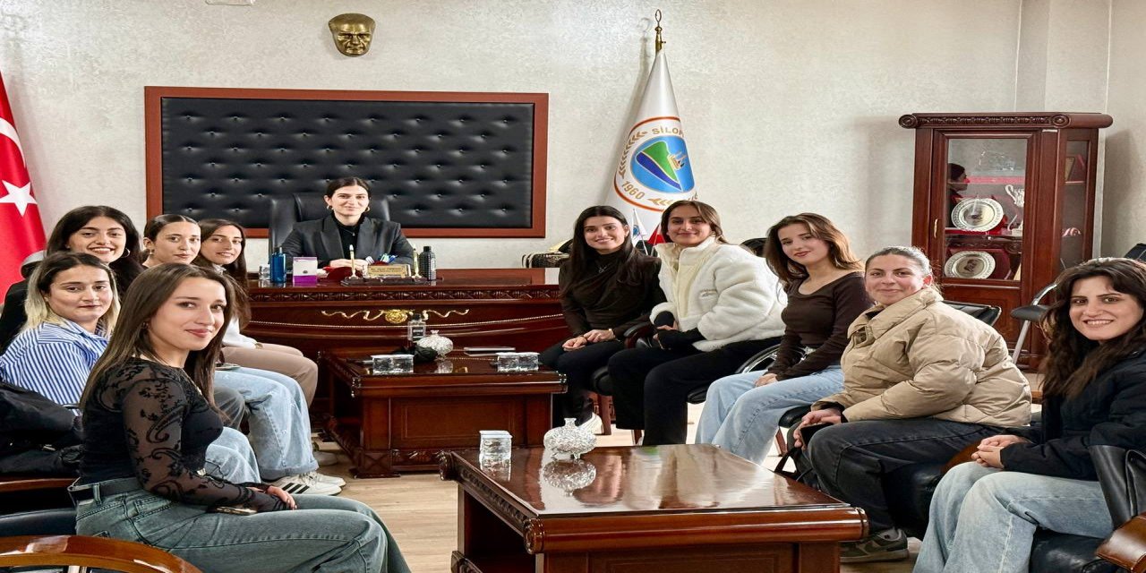 Silopi’nin "Altın Kızları"ndan Başkan Ormanlı’ya Teşekkür Ziyareti