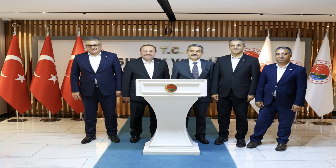 Memur-Sen Heyetinden Şırnak Valisi Ekici’ye Ziyaret