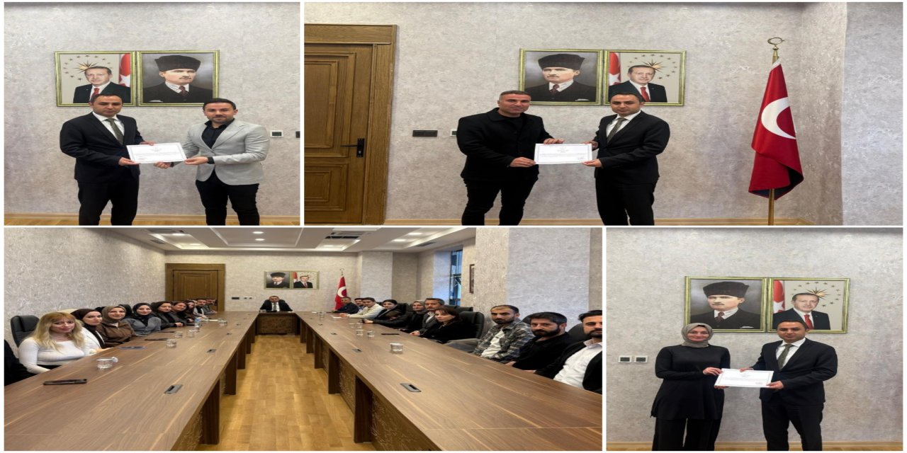 TEKNOFEST Başarısına Ödül: Silopi’de Öğretmenlere Takdir Belgesi