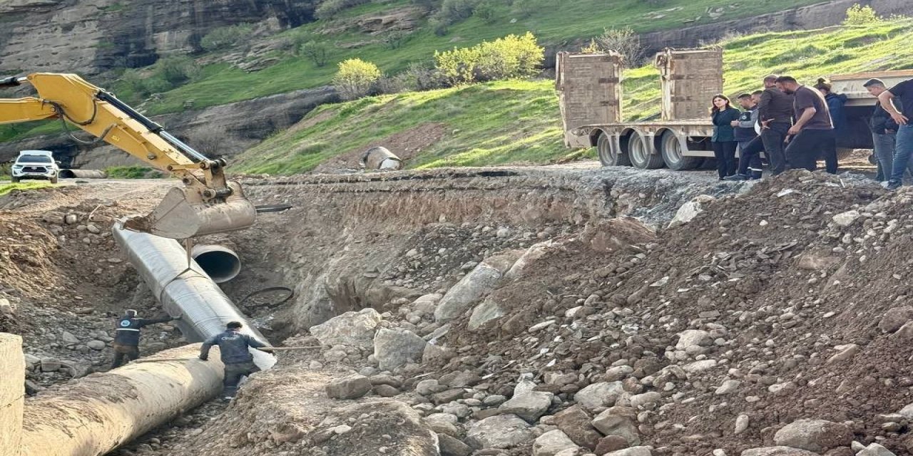 Silopi’de Su Krizi Çözülüyor: Çalışmalar Yüzde 70 Tamamlandı