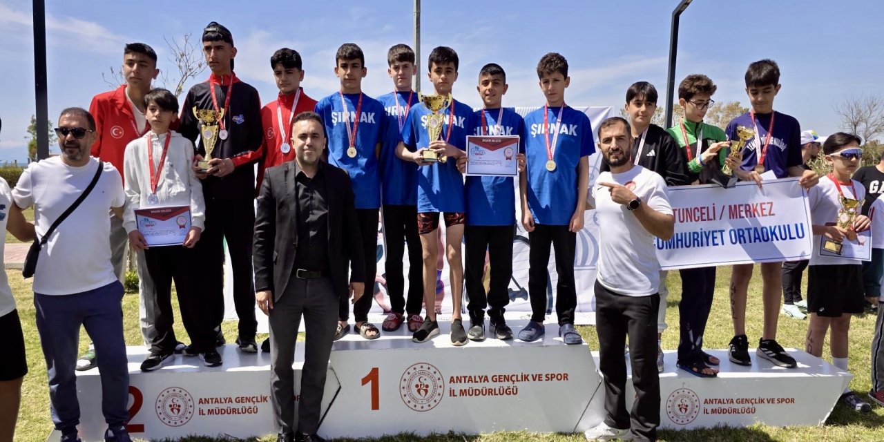 Şırnak’ın "Yıldızları" Türkiye’nin Zirvesinde! Triatlonda Şampiyonluk Geldi