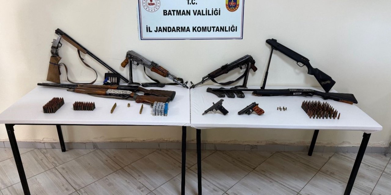 Batman Sason'da Silah Operasyonu