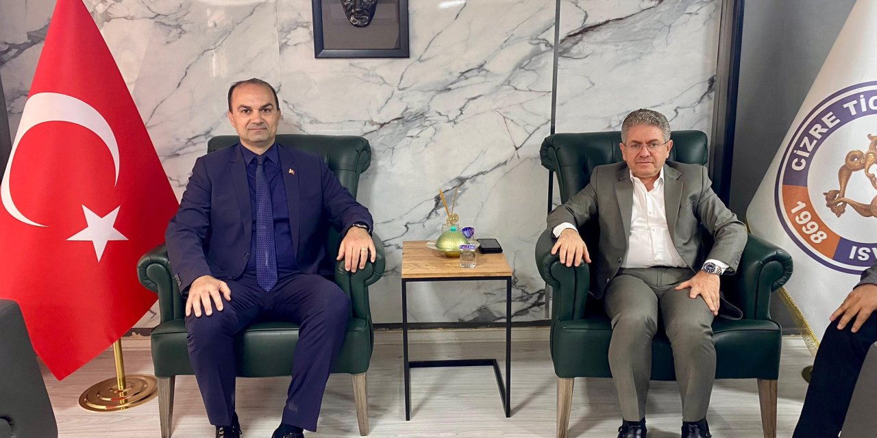 Cizre’de Diplomasi Trafiği: Musul Başkonsolosundan TSO’ya Kritik Ziyaret