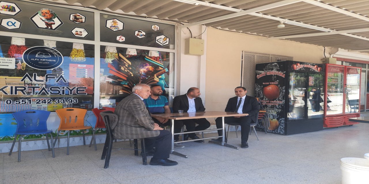 Silopi Kaymakamı Partal 17. Cadde esnafını ziyaret etti