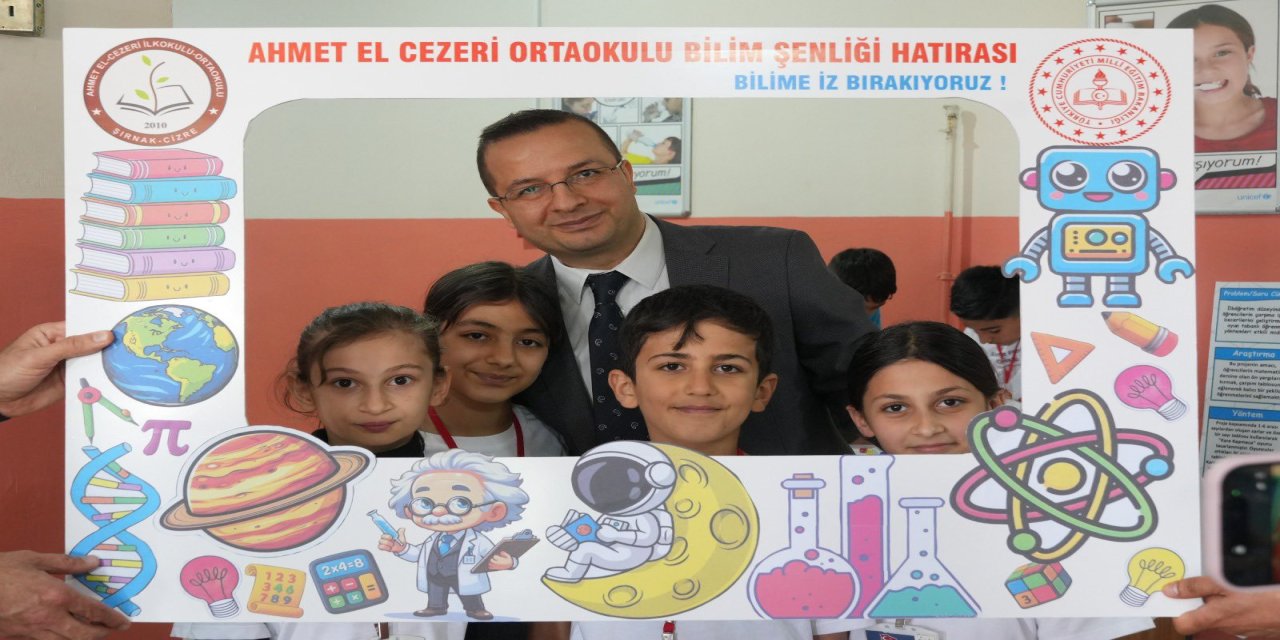 Cizre’de Ahmet El-Cezeri Ortaokulu’nda Bilim Rüzgarı