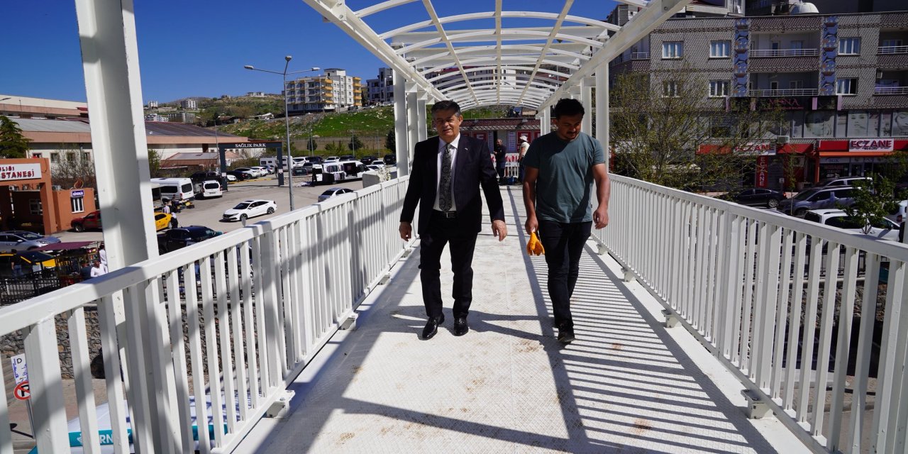 Şırnak’ta Üst Geçit Çalışmaları İncelendi