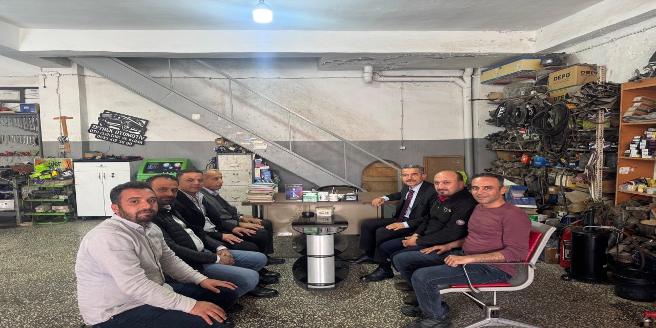 Şırnak Valisi Birol Ekici'den Sanayi Esnafına Ziyareti