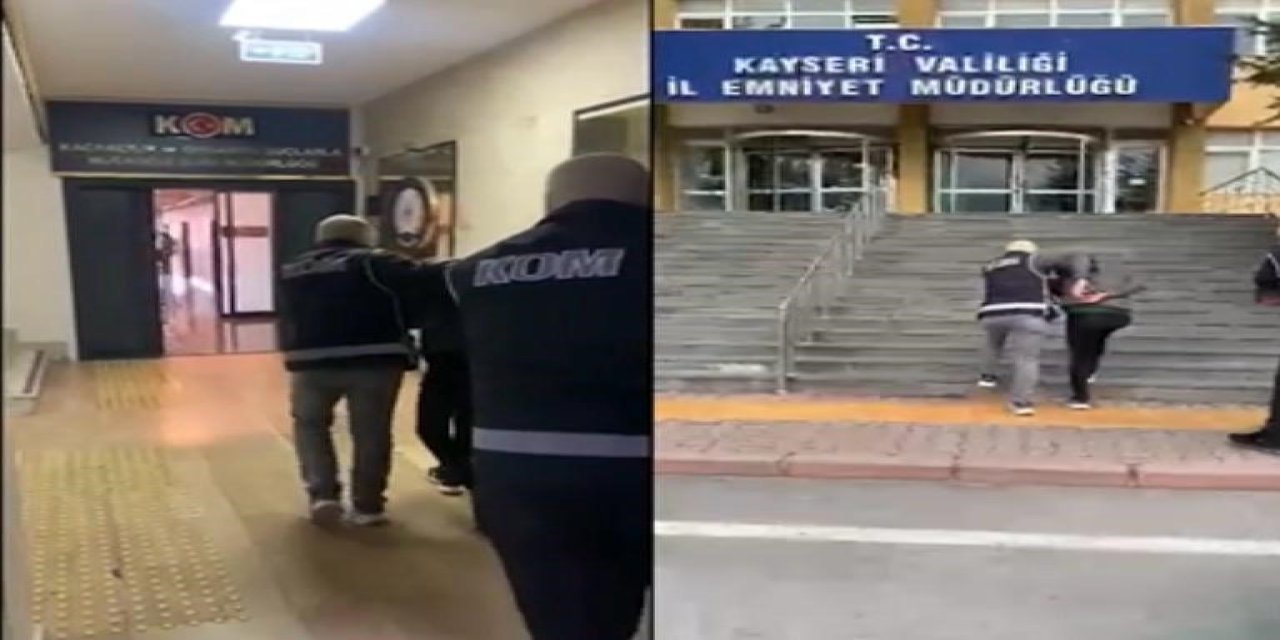 Kayseri’de silah ticareti yapan 2 şahıs yakalandı