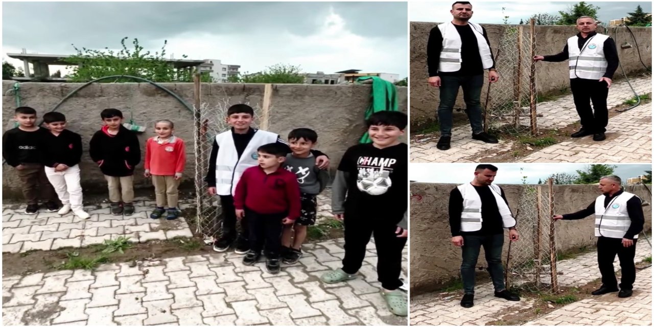 Silopi’de Çocuklarla Birlikte 1500 Fidan Toprakla Buluştu