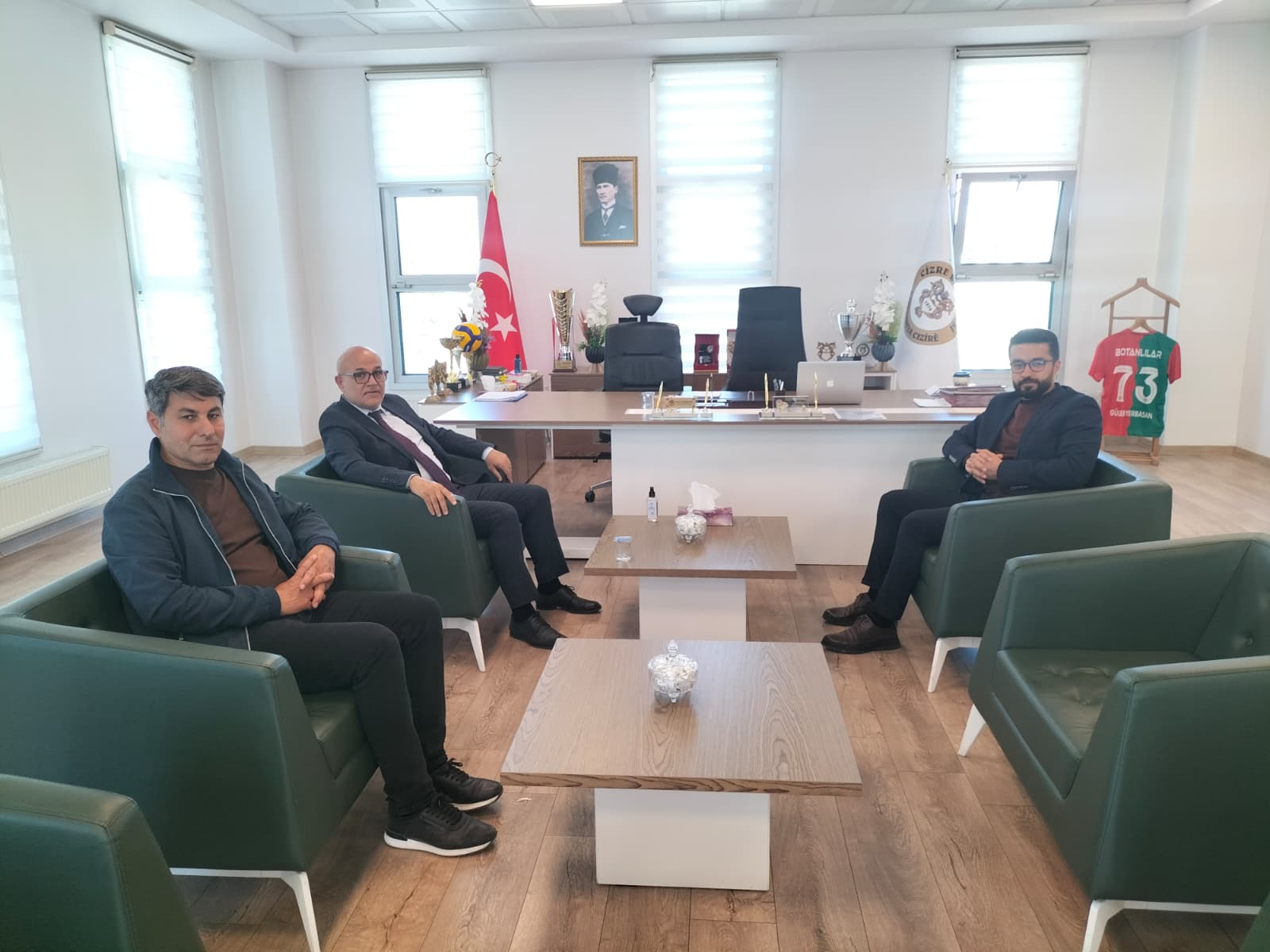BİK Bölge Müdürü Yürekli'den Cizre Belediyesi'ne ziyaret