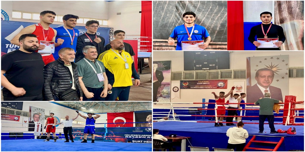 Şırnaklı Öğrencilerden Türkiye Boks Şampiyonası’nda Büyük Başarı