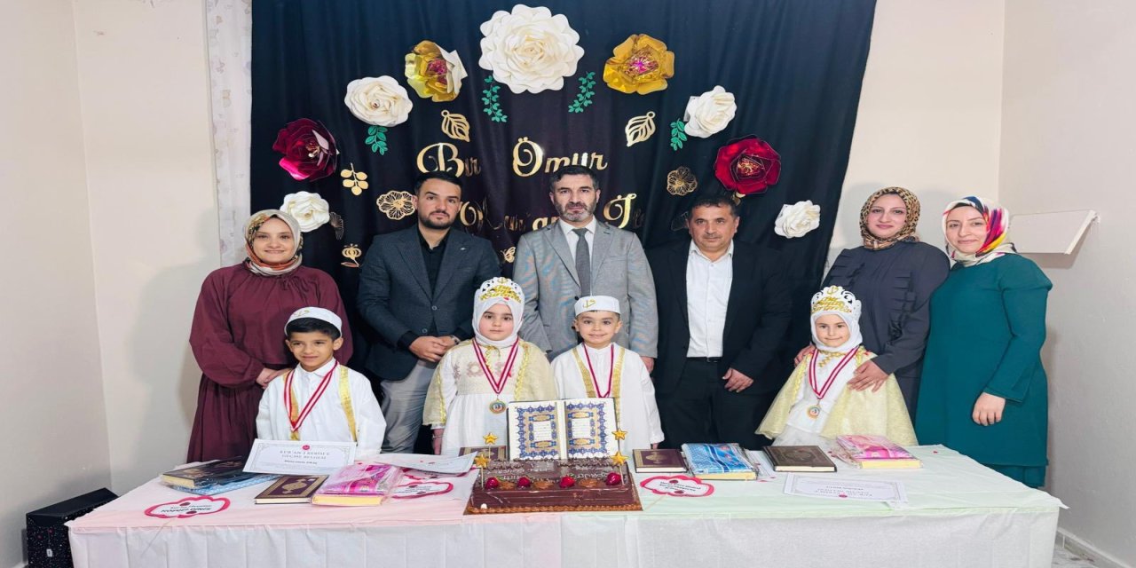 Silopi’de Miniklerin Kur’an Sevinci: Taç Giyme Töreni Düzenlendi