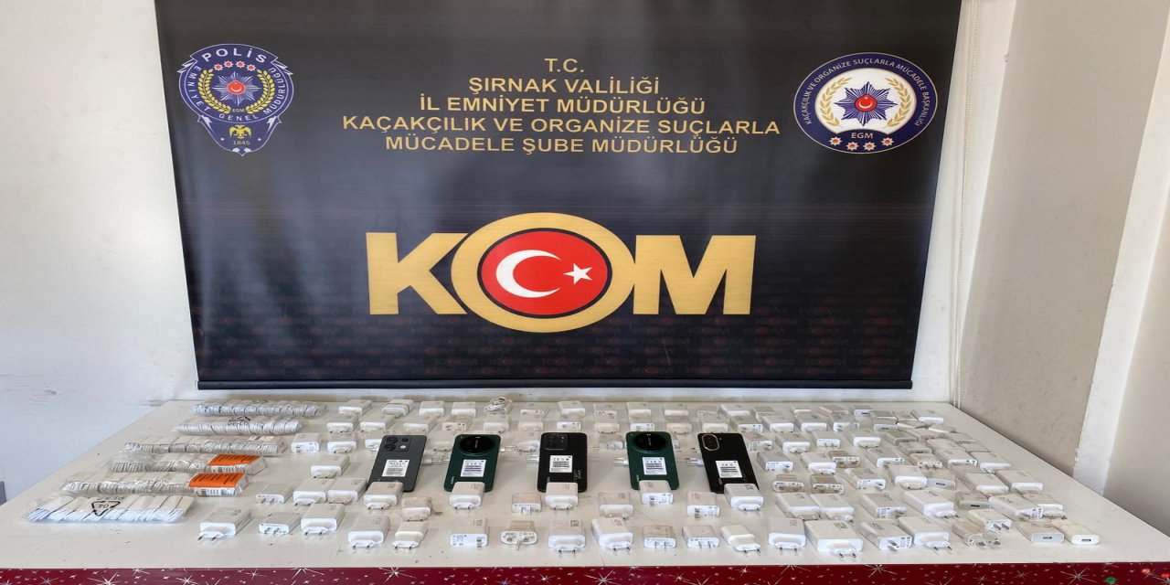 Şırnak’ta 7 milyon 450 bin liralık kaçak ürün ele geçirildi