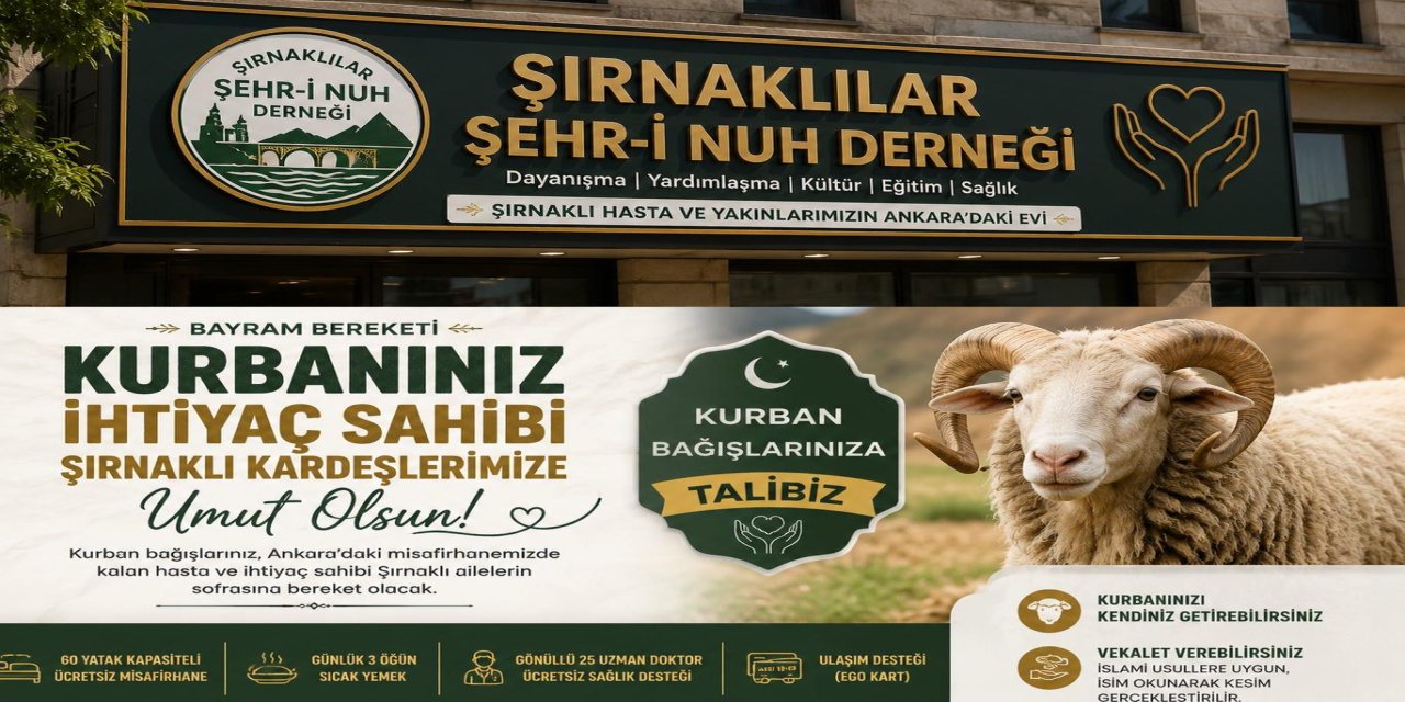 Ankara’da Tedavi Gören Şırnaklılar İçin Kurban Seferberliği