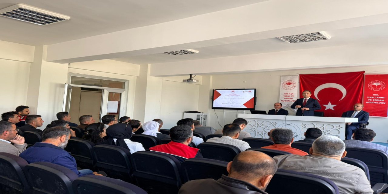 İdil’de çiftçilere hibe destekleri anlatıldı