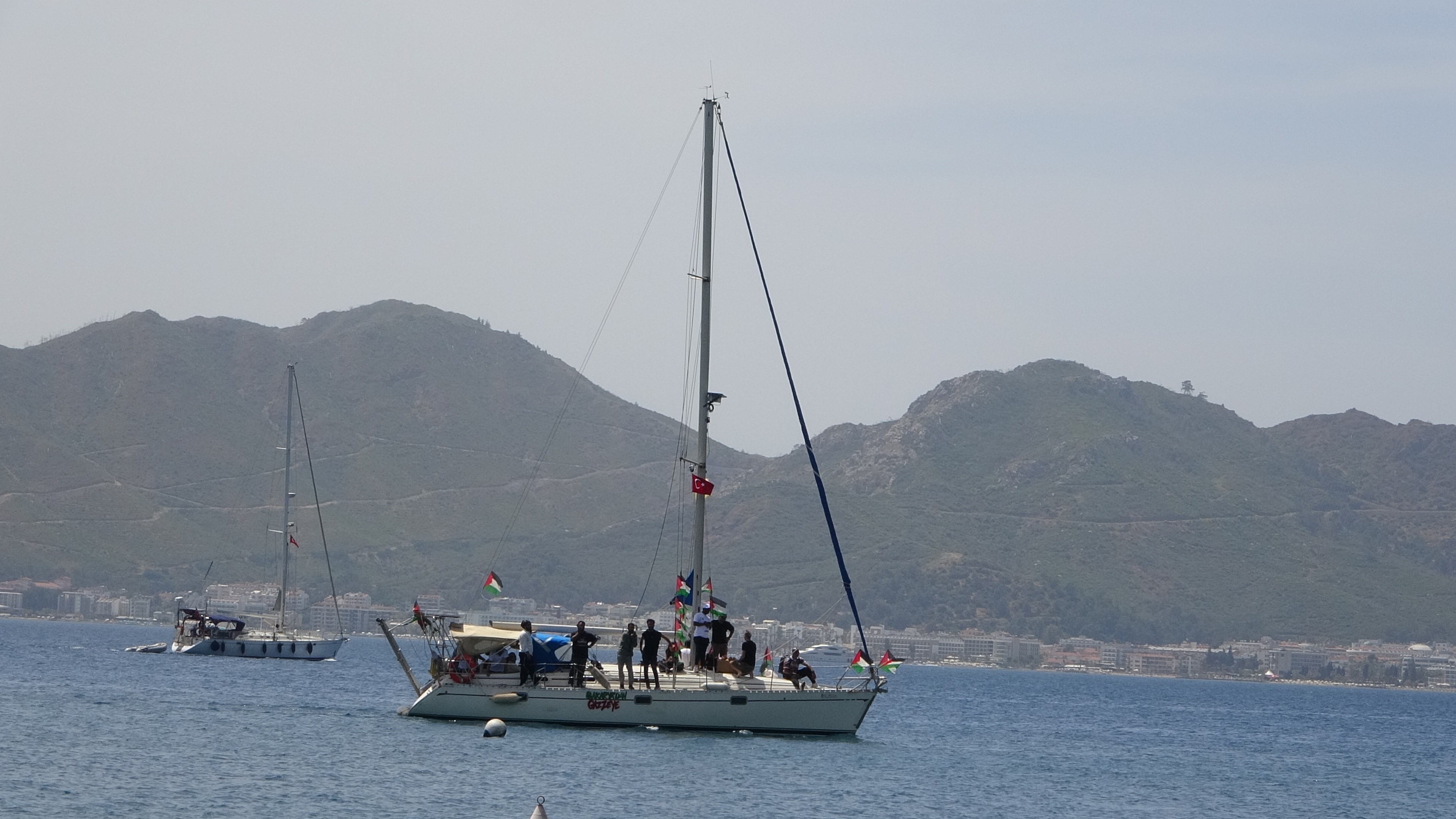 Global Sumud filosu Marmaris'ten Gazze'ye doğru yola çıkıyor