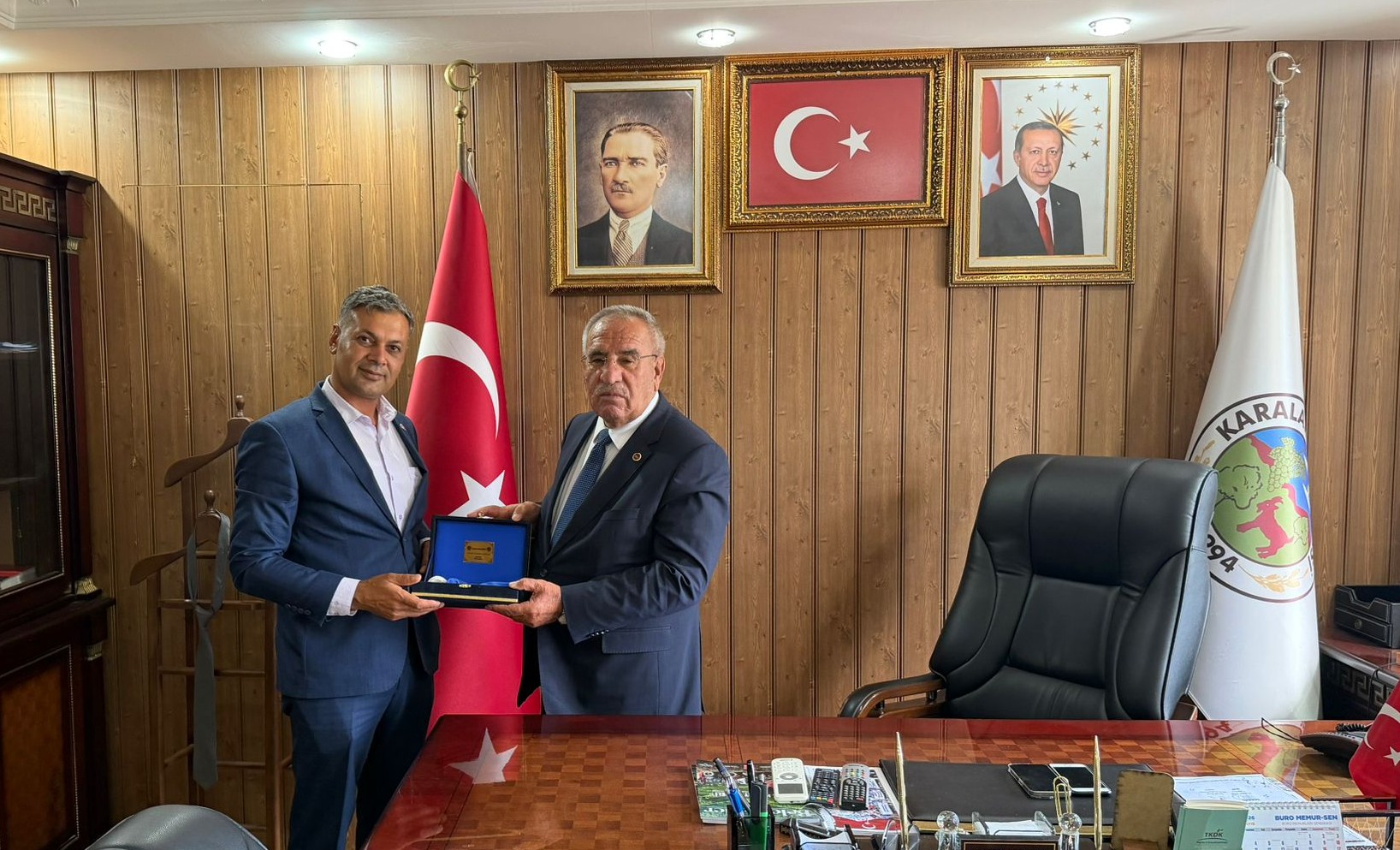 MHP İdil İlçe Başkanı Özap’tan, AK Partili Belediye Başkanı Turgut’a Ziyaret