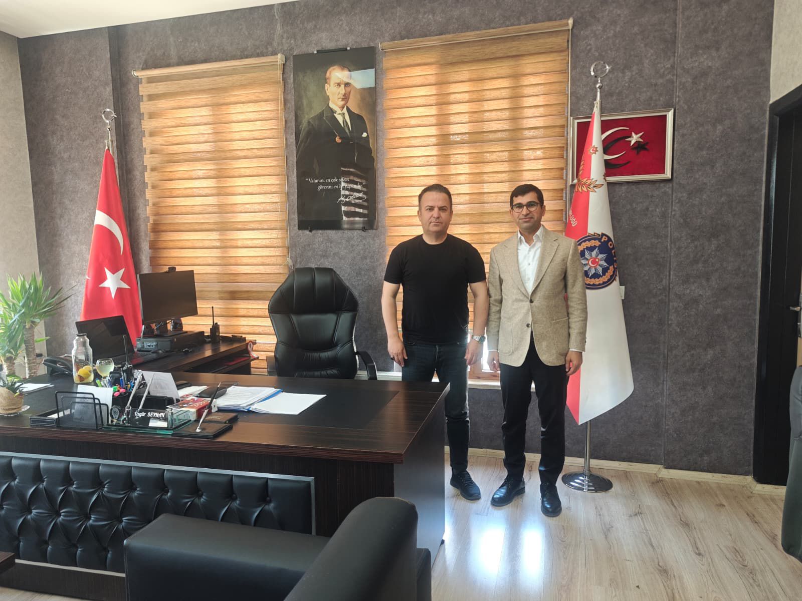 İdil Hastane Müdüründen Emniyete Ziyare