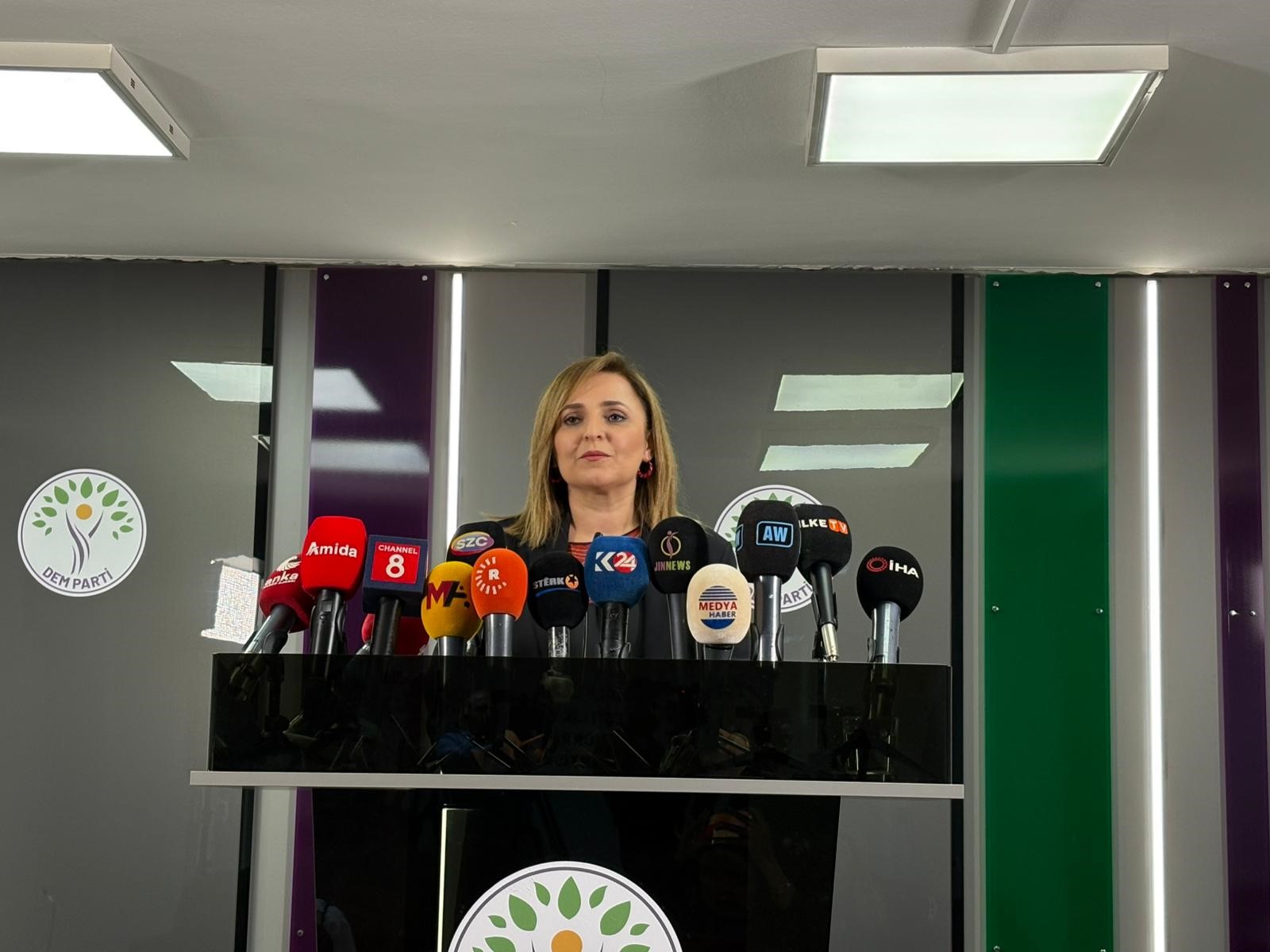 DEM Parti Sözcüsü Doğan: "İnsanlar barışa öylesine saygı duyuyor ki bulundukları her yerden buna ses vermek istiyorlar"