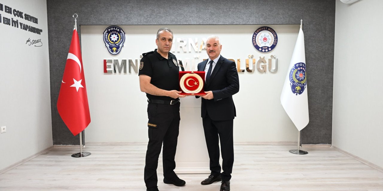 Şırnak İl Emniyet Müdürlüğü’nde Veda Ziyareti
