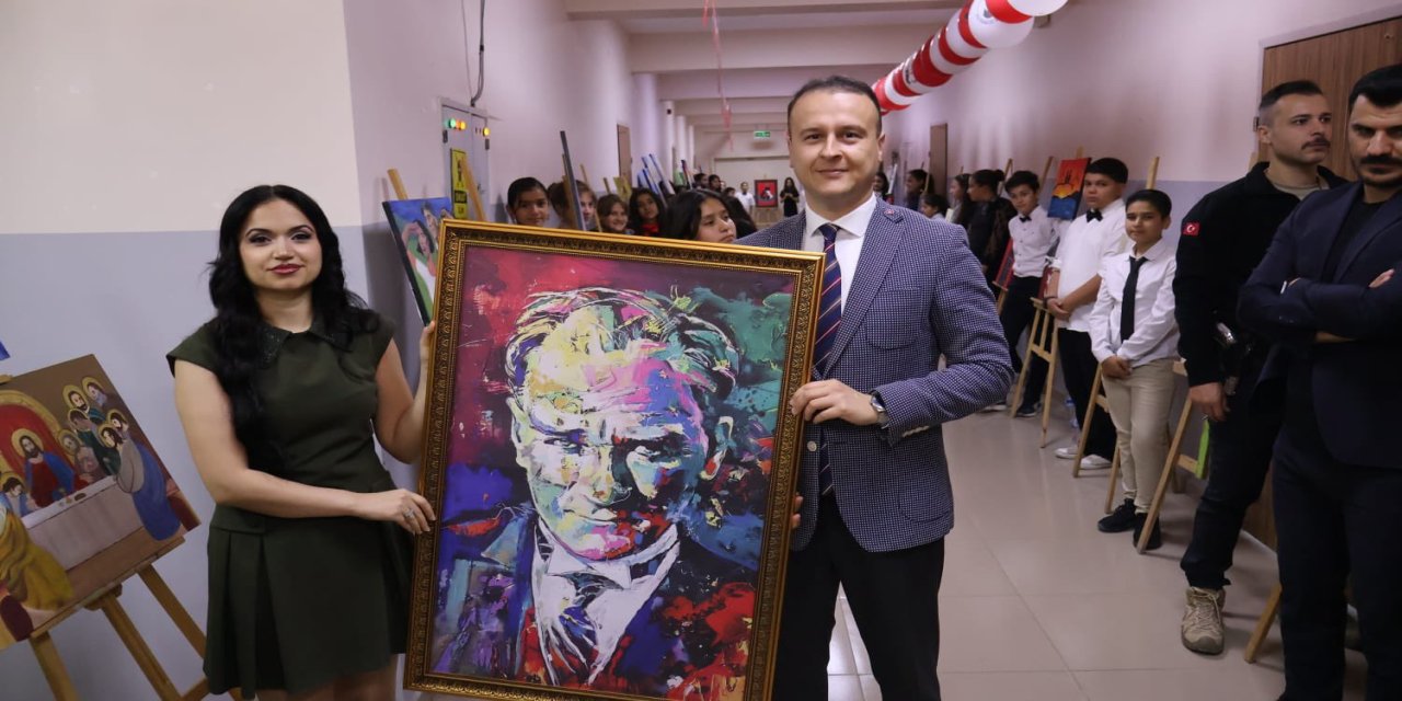 İdil’de Öğrencilerin Eserleri Büyük Beğeni Topladı