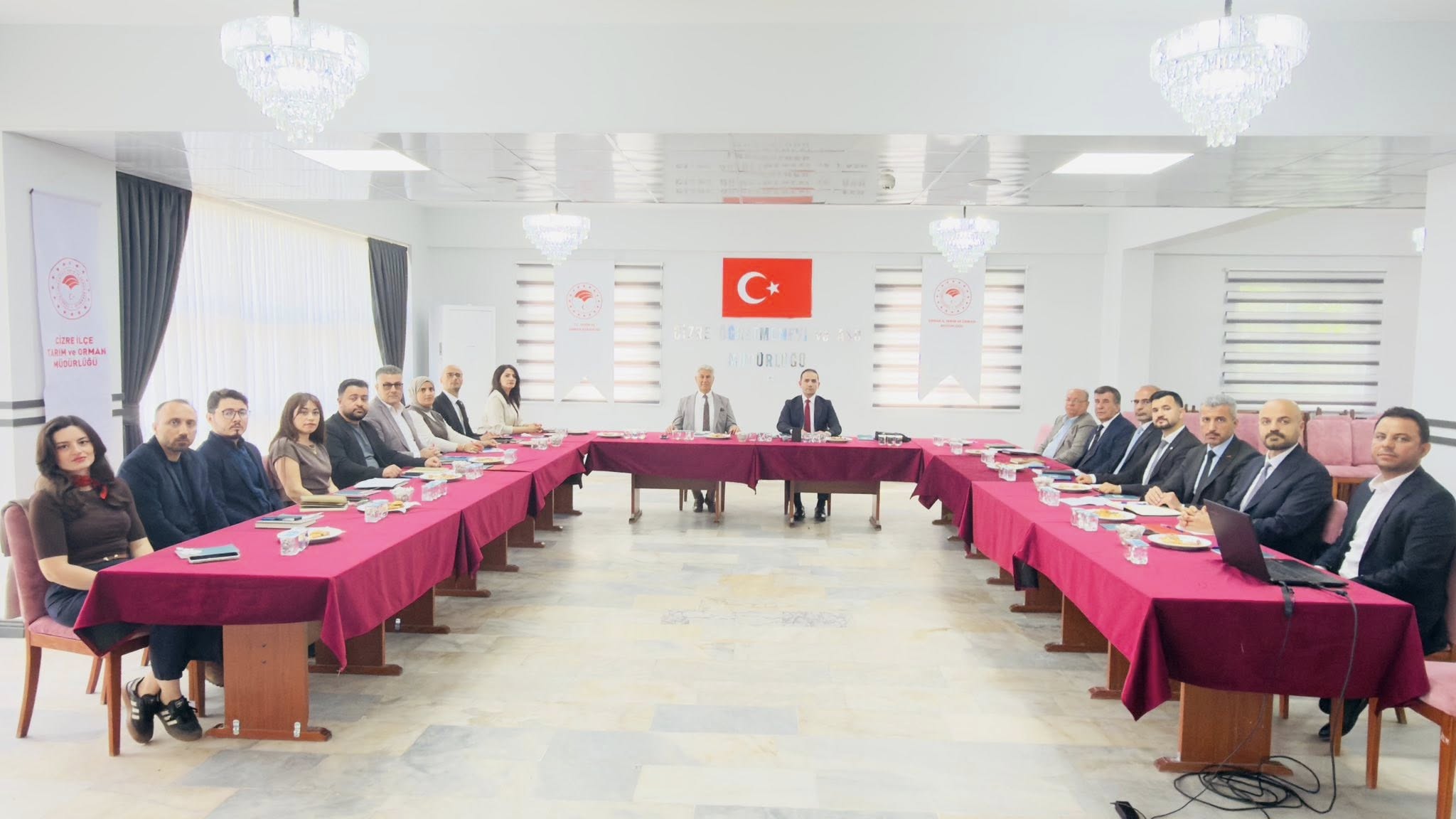Cizre’de İlçe Tarım Ve Orman Müdürlüğünde Değerlendirme Toplantısı