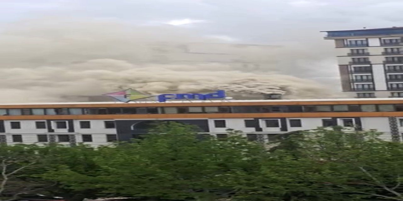 Elazığ'da çıkan baca yangını korkuttu