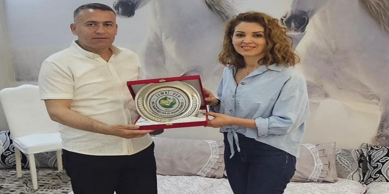 Gazeteci Nagehan Alçı’ya Şırnak’ta Kültür Plaketi
