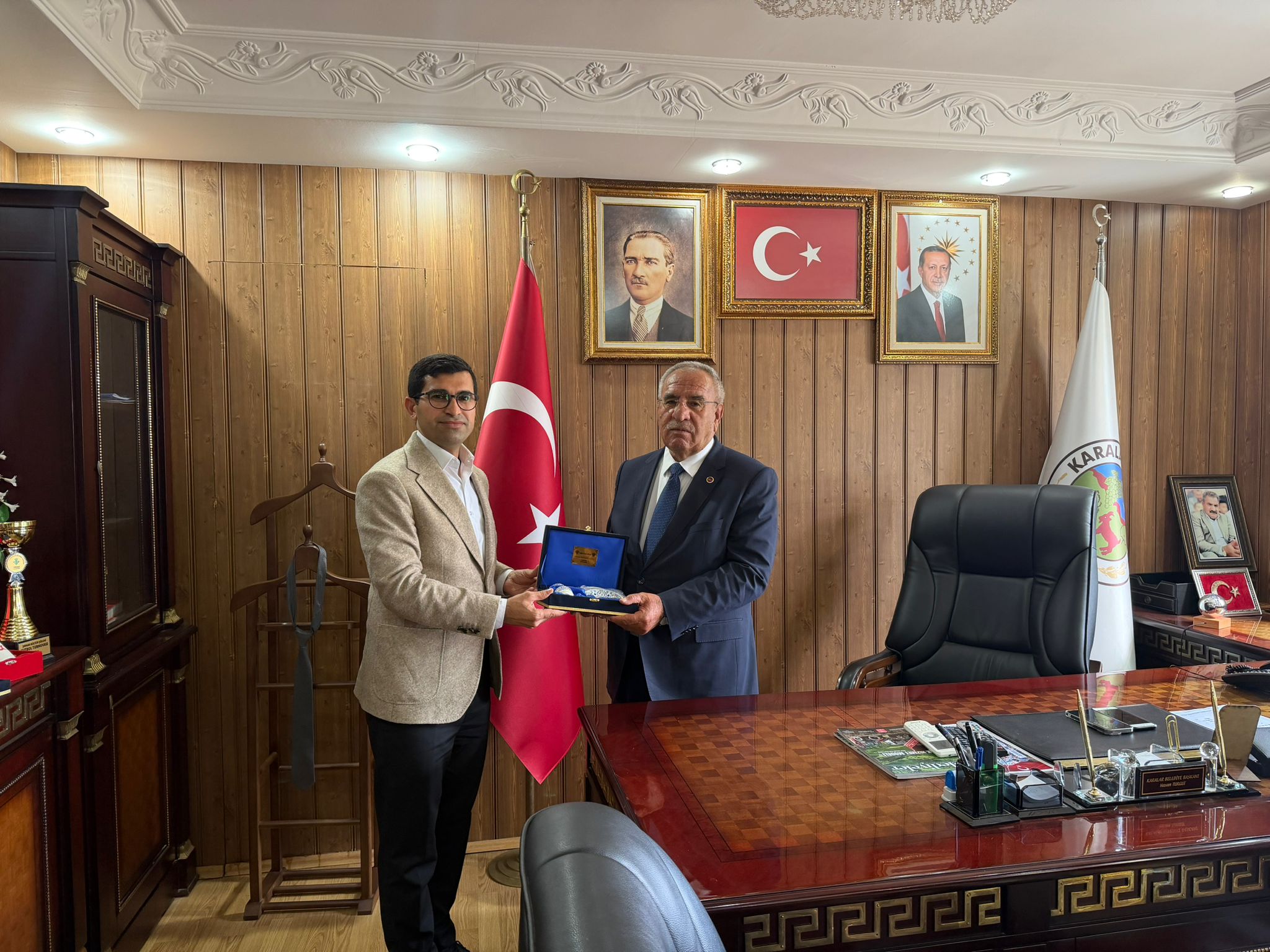 İdil Devlet Hastanesi Müdürü Yalçın’dan, Başkan Turgut’a Ziyaret