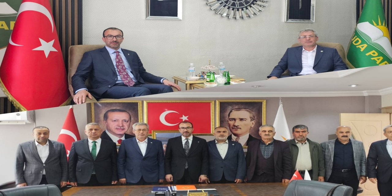 Şırnak'ta AK Parti ve HÜDA PAR Arasında Bayram Ziyaretleri