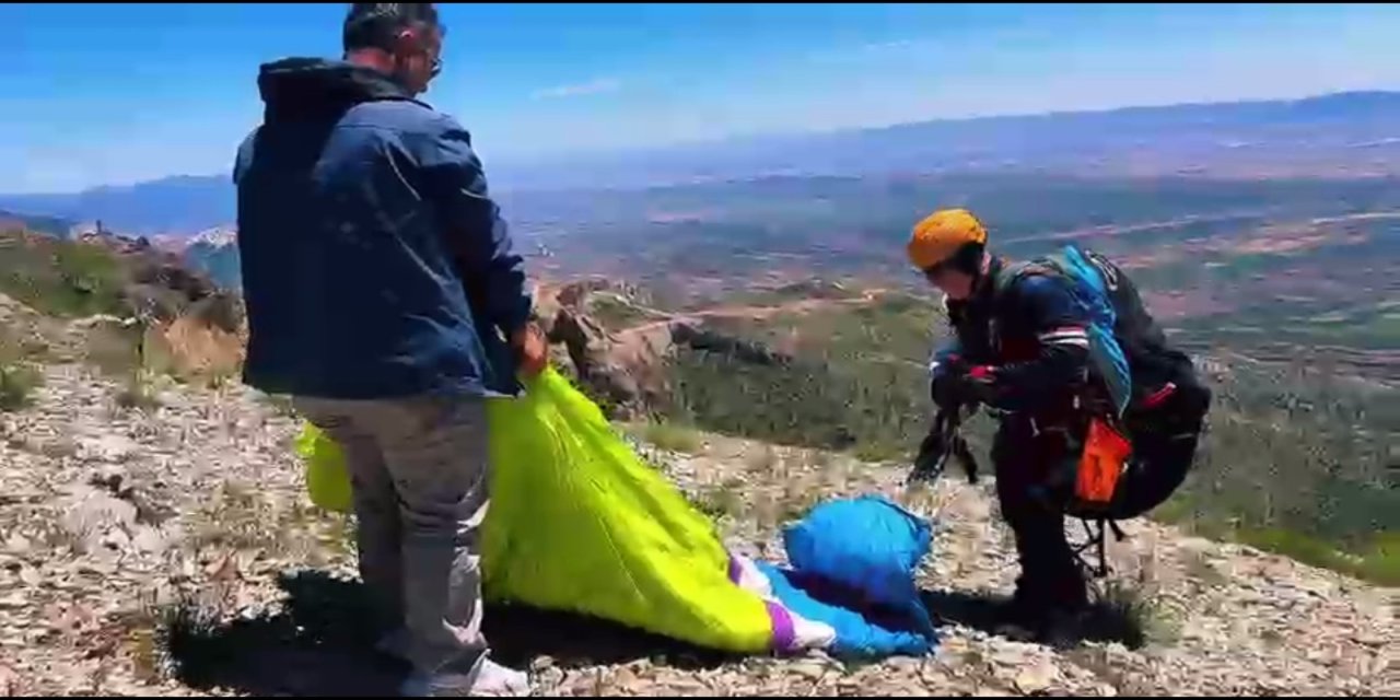 Cudi Dağı'nda gökyüzüne adrenalin yolculuğu