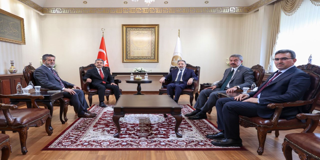 Şırnak Heyetinden Diyanet İşleri Başkanı Arpaguş'a Ziyaret