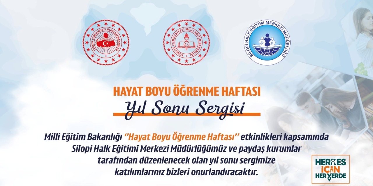 Silopi'de "Hayat Boyu Öğrenme Haftası" yıl sonu sergisi açılacak