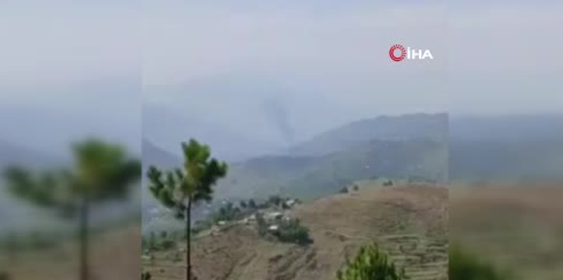 Pakistan'da askeri helikopter düştü, kurtulan olmadı