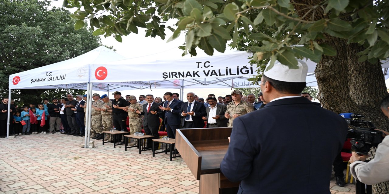 Şırnak’ta Çevrimli Köyü Şehitleri İçin Anma Programı Düzenlendi