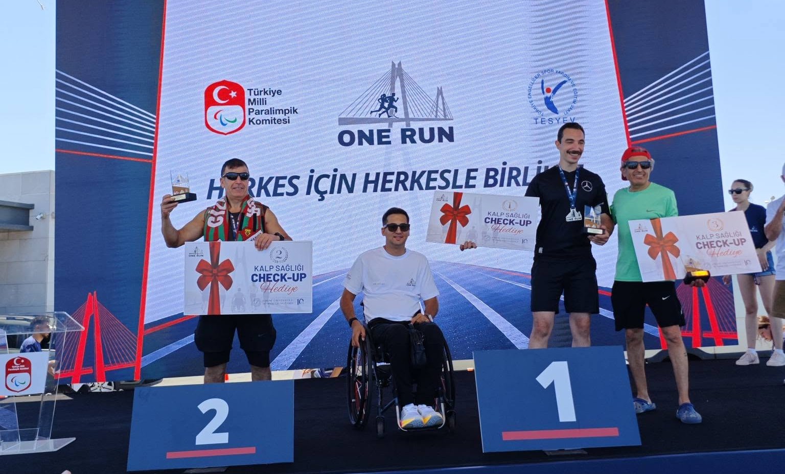 Cizreli Sporcu Ramazan Değer, 3. Köprü Maratonu’nda Türkiye 2’ncisi Oldu