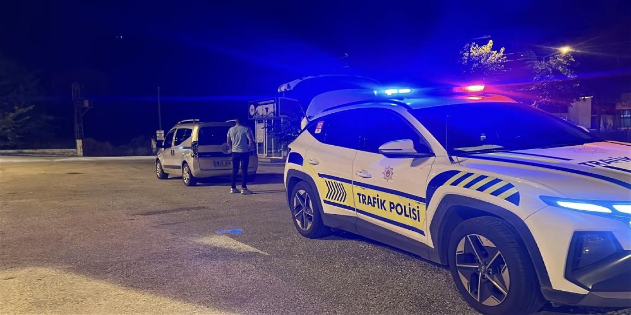 Alkollü yakalanan sürücü 'alkollü değilim' diyerek kendini savundu