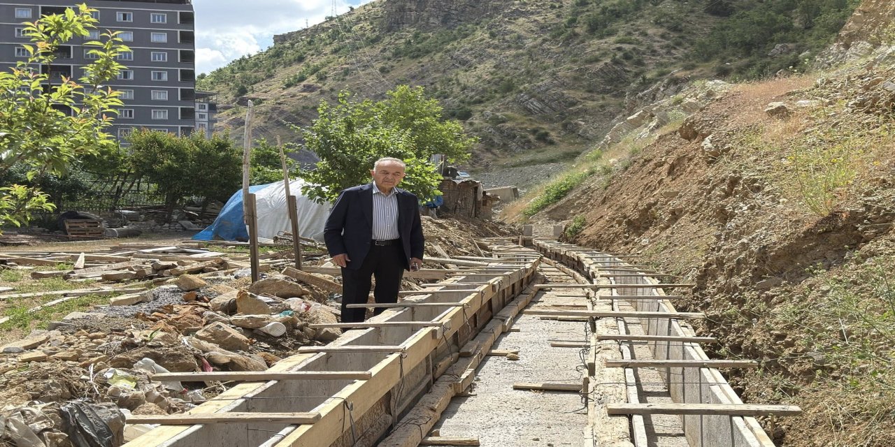 Uludere’de Tarımsal Üretime Katkı Sağlayacak Sulama Kanalı Yatırımı