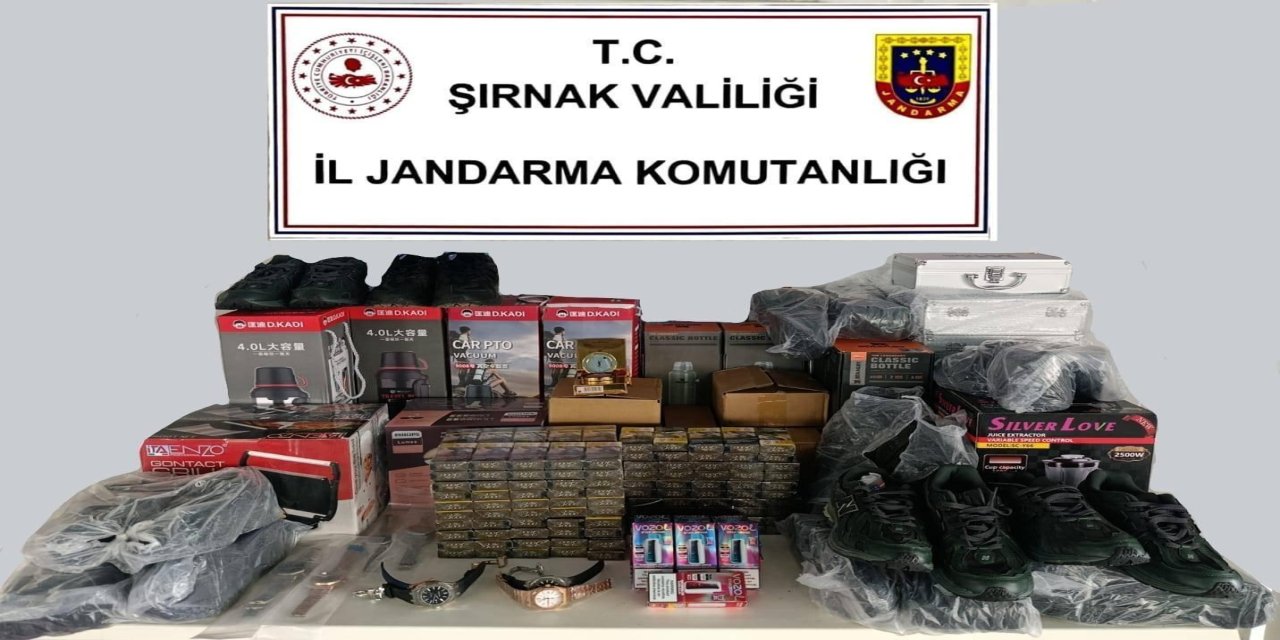 Şırnak'ta jandarmadan asayiş ve kaçakçılık operasyonu: 94 şüpheli hakkında adli işlem yapıldı