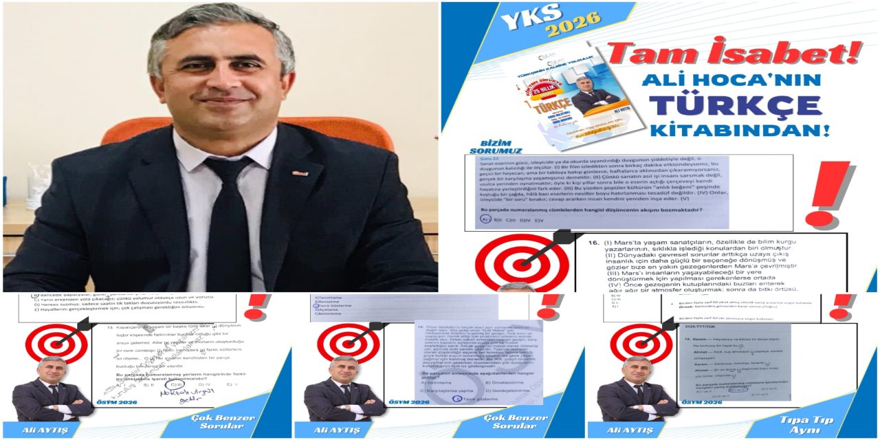 YKS 2026’da Büyük Mucize! Şırnaklı Eğitimci Ali Aytış Soruları Tıpa Tıp Yakaladı