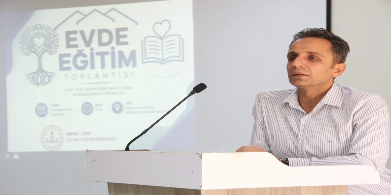 Cizre'de Evde Eğitim Veren Fedakar Öğretmenler Unutulmadı
