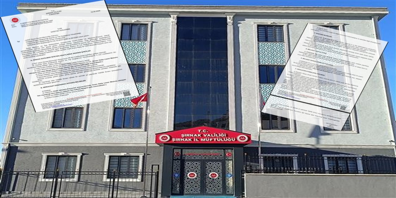Şırnak Müftülüğü Vekil İmam-Hatip ve Müezzin-Kayyım Alımı Yapacak
