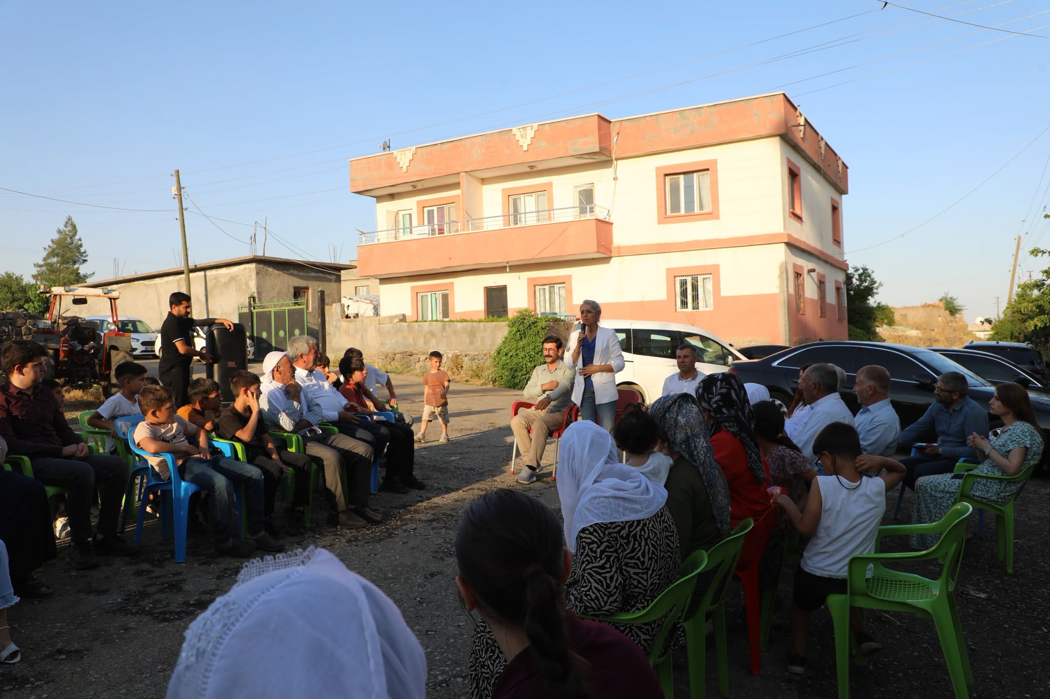 DEM Parti ve DBP Heyetinden Şabaniye Köyü’ne Ziyaret