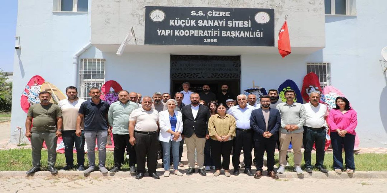 DBP ve DEM Parti Heyetinden Cizre Sanayi Sitesi’ne Ziyaret