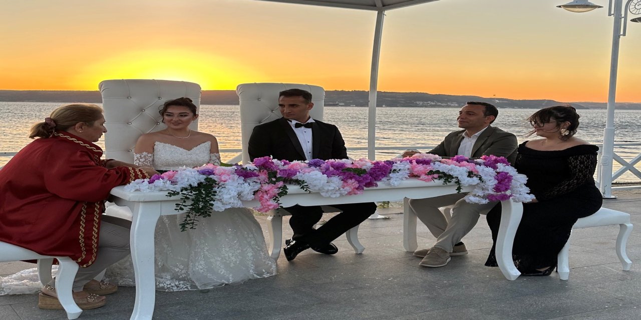 Silopi'de başlayan aşk Çanakkale'de nikâhla taçlandı