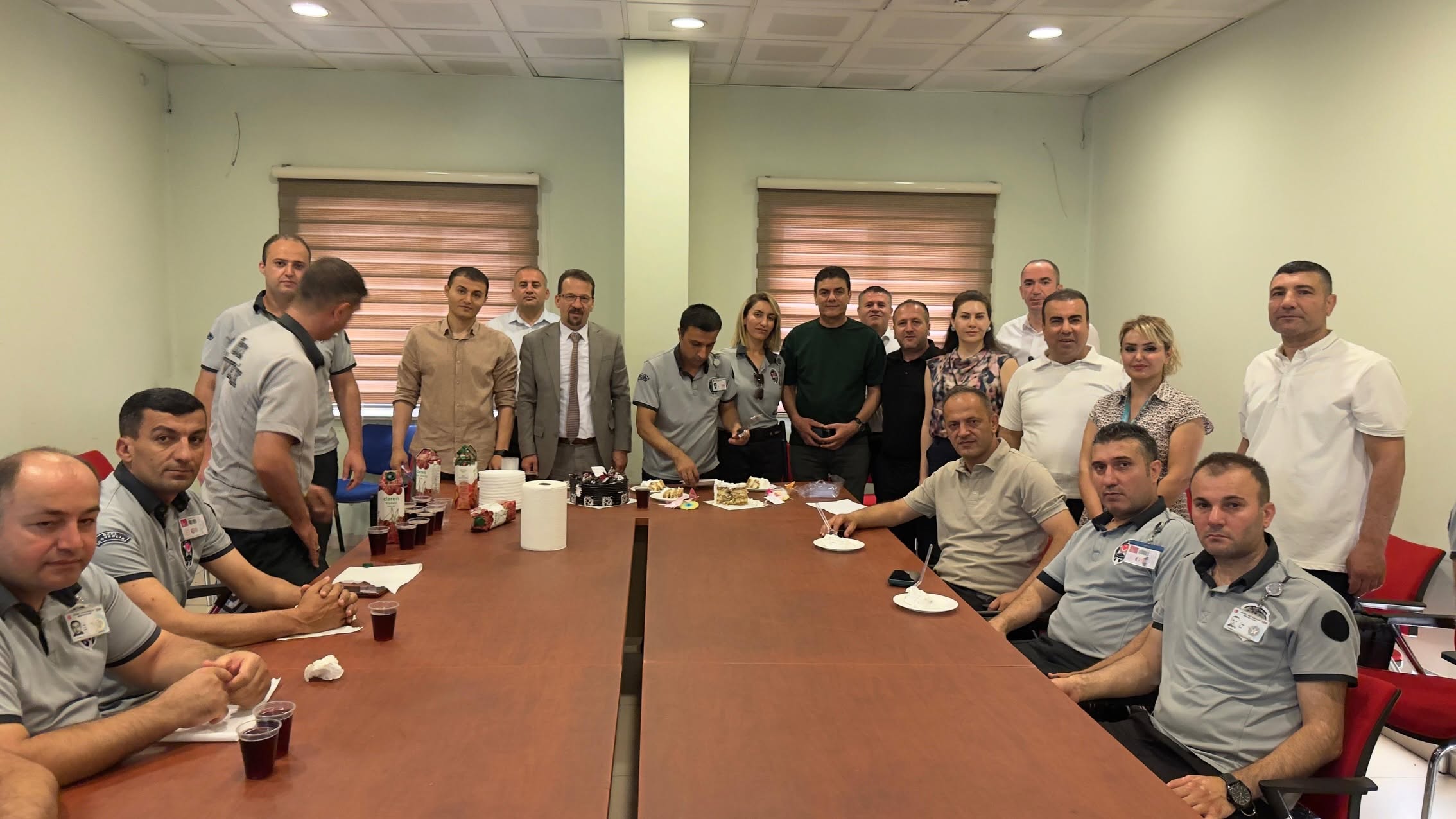 Cizre Devlet Hastanesi'nde Güvenlik Haftası Kutlaması
