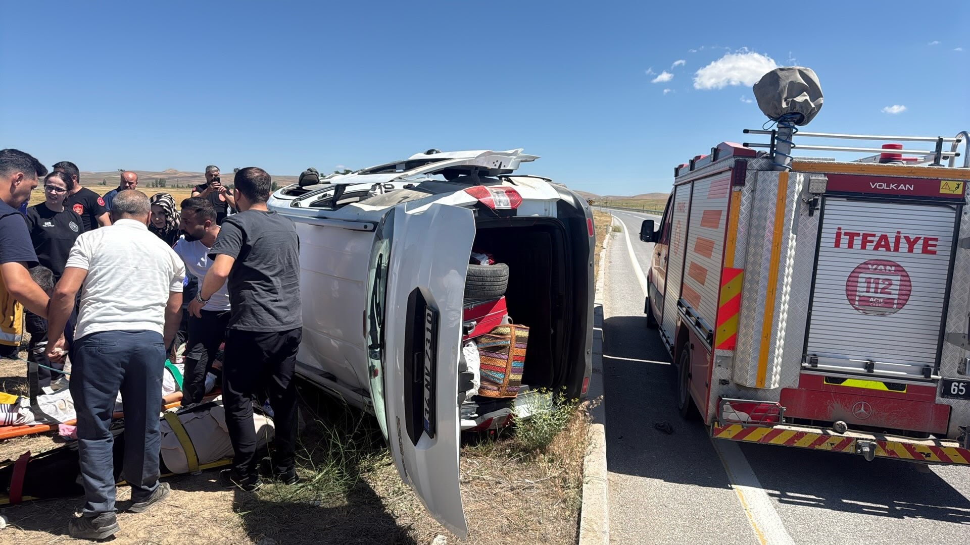 Van'da trafik kazası 8 yaralı
